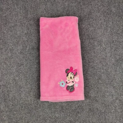 Manta de seguridad Minnie Mouse Lovey rosa polar suave calmante abrazo Foto 1 de 4