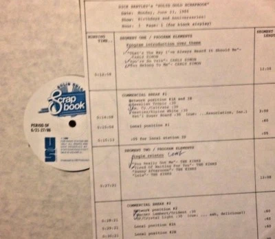 RADIO SHOW: 6/23/86 BIRTHDAYS! CARLY SIMON, KINKS, TODD RUNDGREN, CYNDI LAUPER - Image 1 of 2