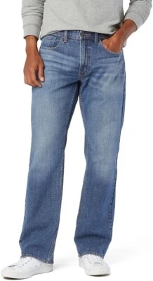 Levi Strauss Signature Gold Men's Relaxed Fit Flex Jeans Levi's All Sizes - Image 1 of 4
