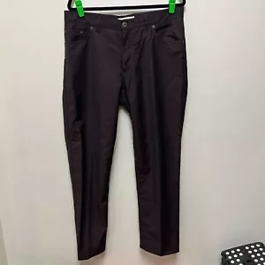 Brax Mens Brown Cooper Fancy Regular Fit Pants Size 36 - Picture 1 of 8