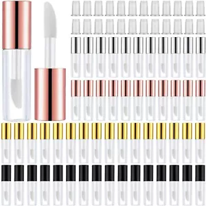 100 Pieces 1.2 ml Clear Mini Lip Gloss Tube Refillable Empty Balm Women - Picture 1 of 7