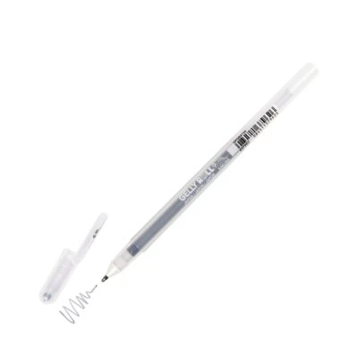 37962 Sakura Gelly Roll Pen Stardust Gel Pen, Silver Star, 0.5mm, Pack of 3 - Image 1 of 2