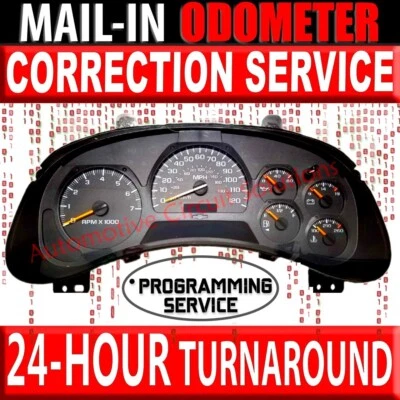 02-09 CHEVY TRAILBLAZER, ENVOY Speedometer Cluster [Mileage ODOMETER CORRECTION] - Image 1 of 4