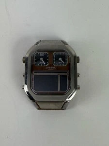 Diesel DZ7064 Herren Ana / Digitaluhr Vintage Look braun DZ-7064 10ATM *LESEN* - Bild 1 von 2