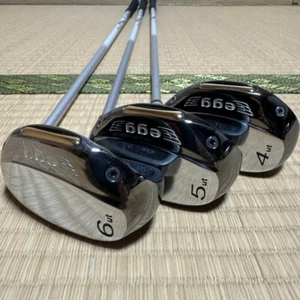 PRGR egg i+ Hybrid Utility 3pcs Set Flex-M-40/SR No Head Cover Free Shipping - Picture 1 of 7