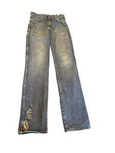 Kimes Ranch Mens Distressed Jeans 31x40 Made In USA Denim Frayed & Worn Styling - Picture 1 of 8