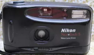 Nikon Nice Touch 3 35mm Point & Shoot Film Camera 31mm Lens UNTESTED 4 PARTS - Picture 1 of 7