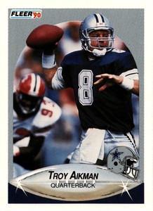 1990 Fleer #384 Troy Aikman