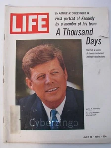 Life Magazine John F. Kennedy A Thousand Days July 16 1965 Vol 59 No 3 - Bild 1 von 8