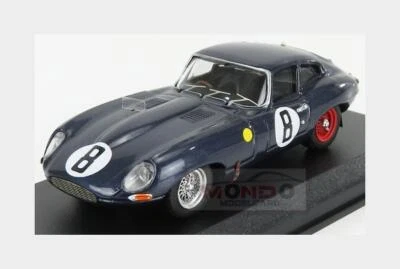 1:43 BEST Jaguar E-Type Coupe 3.8L #8 24H Le Mans 1962 Charles Coundley BE9161-2 - Immagine 1 di 2