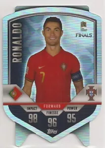 Escudo cromado Topps Match Attax 101 UEFA Nations League Cristiano Ronaldo #DC4 - Imagen 1 de 2