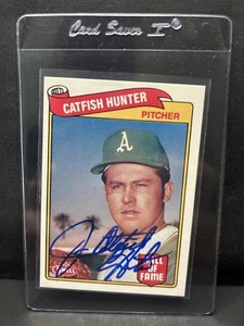 1989 Swell Baseball Greats Catfish Hunter #10 - Picture 1 of 2