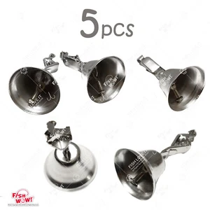 Quantità 5 Clip Morsetto Aquila Campana Liberty Pesca Esche Morso Allarme FishWOW - Foto 1 di 6