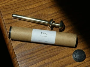 Pivo Solid Brass Bottle Opener | Modern Design by Luke Smith-Wightman | NIP Made - Picture 1 of 11