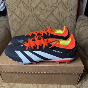 Adidas Predator PRO FG Soccer Cleats Shoes Black IG7777 Mens Size 10.5 NWT - Picture 1 of 8