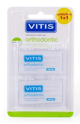 VITIS ORTHO WACHS Vitis Orthodontic Zahnspangen Wachs 2x 5 Stangen - Kfo Wachs