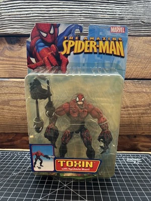 Toxina ToyBiz con explosión simbiótica increíble Spider-Man Marvel Legends 2006 sellado Foto 1 de 4