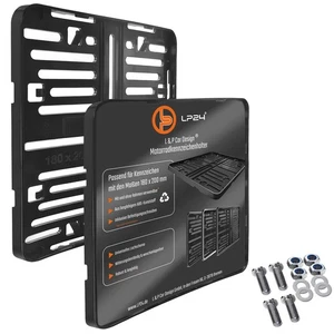 Soporte De Matrícula Para Moto 180 X 200 Sin Marco - Imagen 1 de 7