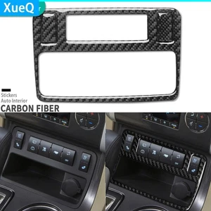 Real Carbon Fiber Console Seat Heated Button Cover For Chevrolet Traverse 09-12 - Picture 1 of 24