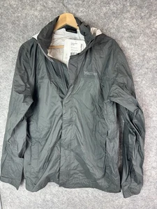 Marmot Jacket Mens Medium Precip Rain Waterproof Resistant Full Zip Gray NEW - Picture 1 of 9