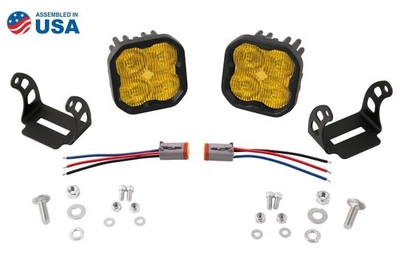 Diode Dynamics SS3 Pro Yellow Combo LED Pod Light Kit - Image 1 of 4