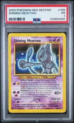 Pokemon Card Shining Mewtwo 109/105 Neo Destiny 2002 PSA 1 - Image 1 of 2
