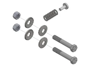 Blue Ox BXW4065 2 Point Hitch Hardware Kit - Foto 1 di 1