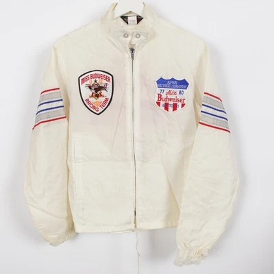 Chaqueta de equipo de carreras Miss Budweiser HydroPlane vintage años 60 70 pequeña lancha motora Foto 1 de 4