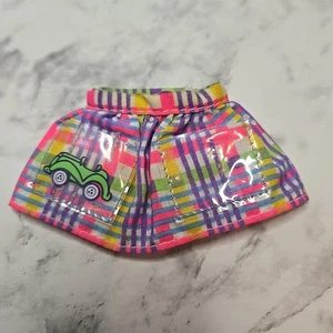 1994 Barbie Stacie Polly Pocket 12982 Plaid Skirt - Picture 1 of 3