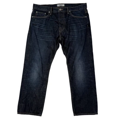 Pantalones de mezclilla Baldwin The Reed clásicos rectos con ribete japonés talla 36 hechos en EE. UU. Foto 1 de 4