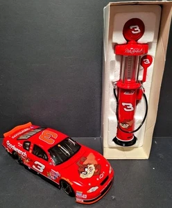 2000 DALE EARNHARDT "NO BULL" TAZ TASMANIAN 1/16 GAS PUMP & 1/24 RACE CAR SET - Picture 1 of 6