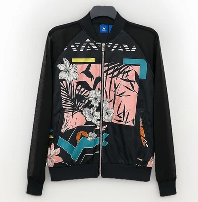 Adidas Fútbol Floral Granja Firebird UK14 Chaqueta de Pista AJ8578 (2016) Mangas Transparentes Foto 1 de 4