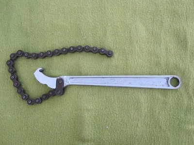 Vintage Craftsman 12" Chain Strap Wrench 55713 WF Made in USA - Image 1 of 4