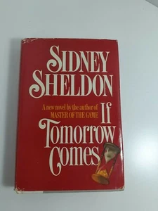 If Tomorrow Comes by Sidney Sheldon 1985  hardcover dust jacket - Picture 1 of 2