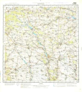 Mapa topográfico militar soviético ruso - TERNOPIL (Ucrania), 1:200 000, edición 1966 - Imagen 1 de 6