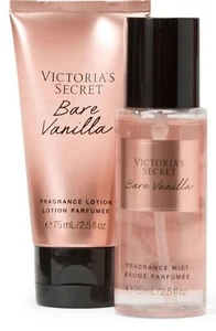 Victoria's Secret New! Bare vanilla Mini Mist & Lotion Duo Gift Set Uk seller - Picture 1 of 2