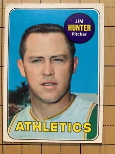 Topps béisbol Jim 1969 cazador ""catfish"" #235 - Imagen 1 de 2