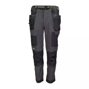 Apache Calgary gris/negro funda elástica bolsillo carga pantalones de trabajo duraderos - Imagen 1 de 3