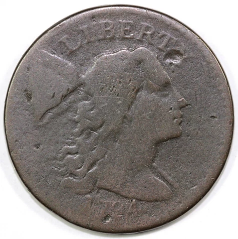 1794 1c S-51 Liberty Cap Large Cent Cover