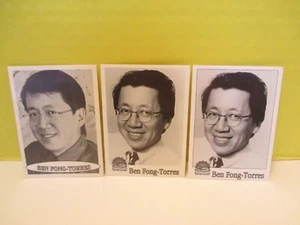 Juego de tres tarjetas coleccionables de autor de librería BEN FONG-TORRES #s 41 + 339 + 489 - Imagen 1 de 8
