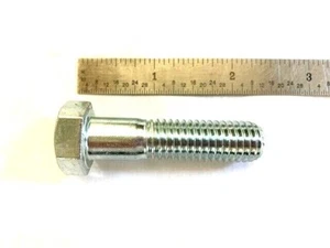 PERNO DE CABEZA HEXAGONAL DE 1/2""-13 X 2"" de largo / tornillo grado 5 zinc - nuevo - 6 piezas - Imagen 1 de 4