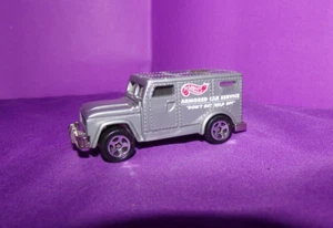 Hot Wheels City ARMORED CAR SERVICE DON'T GET HELD UP SILVER 1996 - Picture 1 of 5