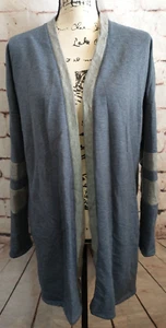 Acting Pro Cardigan Womens Size Large Blue Gray Lounge Athleisure Long USA - Foto 1 di 5