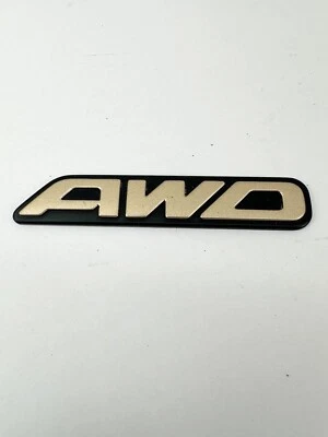 OEM 93022AC040 "AWD" REAR TRUNK EMBLEM / NAMEPLATE fit Subaru Legacy - Image 1 of 4