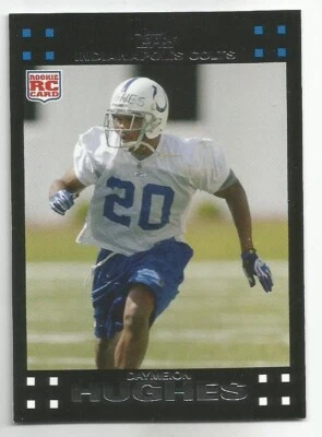 DAYMEION HUGHES 2007 TOPPS ROOKIE CARD NM-MT+/NM-MT CONDITION - Image 1 of 2