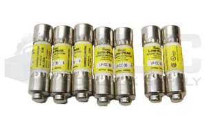 LOT OF 7 NEW BUSSMANN LP-CC-30 LOW PEAK FUSE 30A 600VAC - Picture 1 of 4