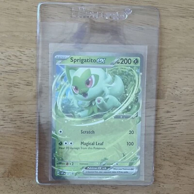 Sprigatito ex 087 Sv: Scarlet & Violet Promo Cards Holo - Image 1 of 2