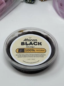 Raw African Black Soap Paste 100% Pure Natural Organic Face Body - Picture 1 of 2