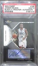2004-05 Topps FInest Black Xfractor Rookie Autograph #165 Jameer Nelson 