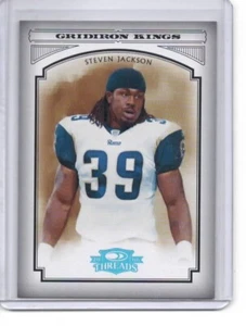 Steven Jackson 2006 Donruss Playoff Pro Gridiron Kings enmarcado azul/25 - Imagen 1 de 2